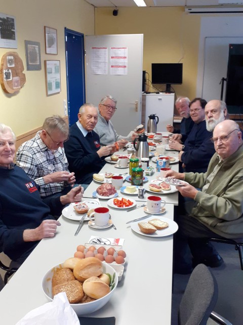 Die Altersabteilung beim Frühschoppen im Februar 2026, Foto: Freiwillige Feuerwehr Heiligendorf