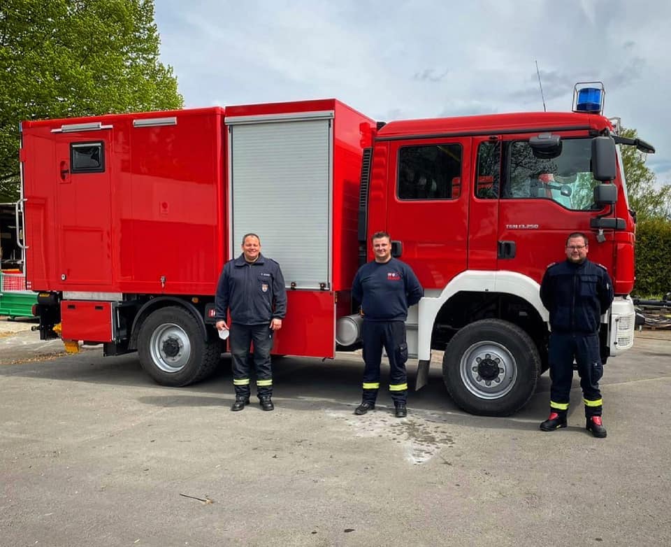 Endabnahme im Mai 2021 bei der Fa. Meindl in Hameln, Foto: Freiwillige Feuerwehr Heiligendorf