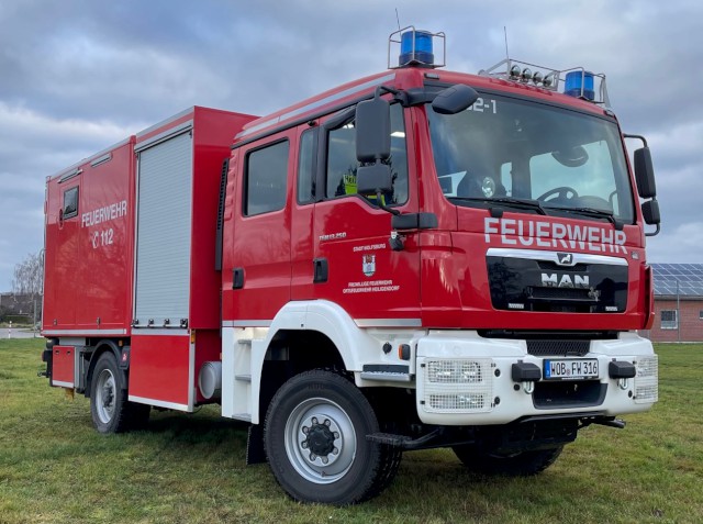Fotosession mit dem immer noch neuen GW L2 am 05.12.2021, Foto: Freiwillige Feuerwehr Heiligendorf