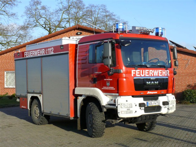 Das fertig ausgerüstete TLF 3000 im November 2013, rechte Seite, Foto: Freiwillige Feuerwehr Heiligendorf