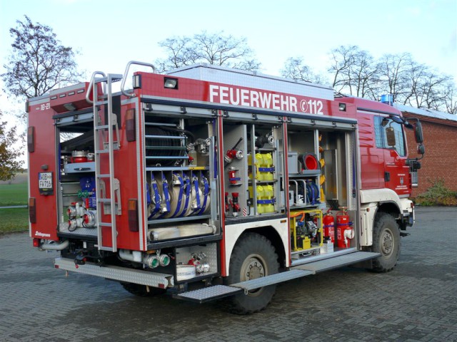 TLF 3000, Geräteräume hinten rechts, Foto: Freiwillige Feuerwehr Heiligendorf