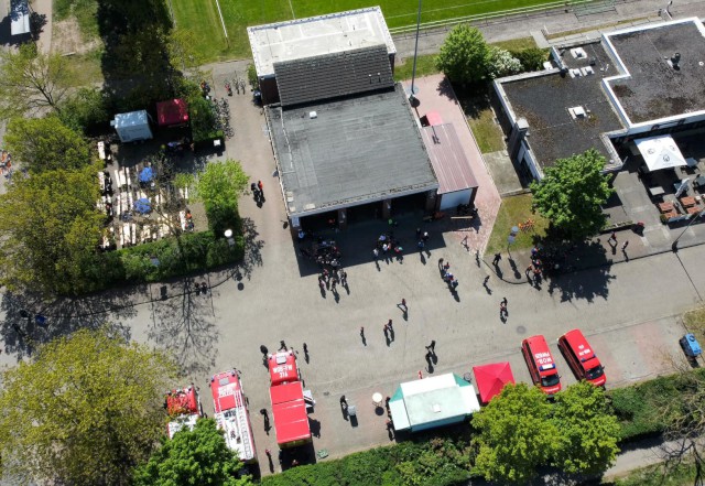 Rund um das Heiligendorfer Feuerwehrhaus war Betrieb, die ersten Gruppen waren schon zurück, Foto: Freiwillige Feuerwehr Heiligendorf