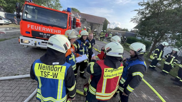 Übung des LZ Süd im Juni 2023, Foto: Freiwillige Feuerwehr Heiligendorf