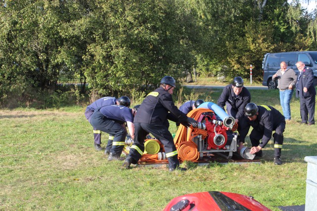 Die Wettkampftruppe der FF Miltern, Foto: Freiwillige Feuerwehr Heiligendorf