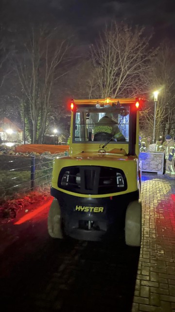 Einsatz 35 / 2023, Unterstützung beim Hochwasser in Wolfenbüttel, Foto: Freiwillige Feuerwehr Heiligendorf