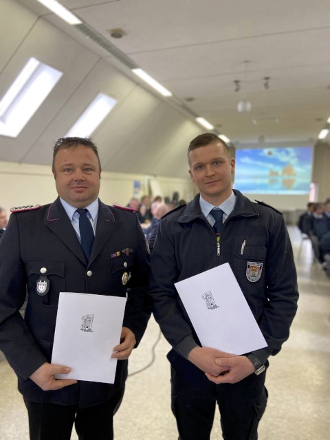 Ulf Brandes wurde zum stellvertretenden Zugführer des Fachzuges Wassertransport ernannt, Foto: Freiwillige Feuerwehr Wolfsburg