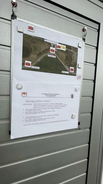 Bereitschaftsübung Fachzug Wasserförderung, Foto: Freiwillige Feuerwehr Heiligendorf