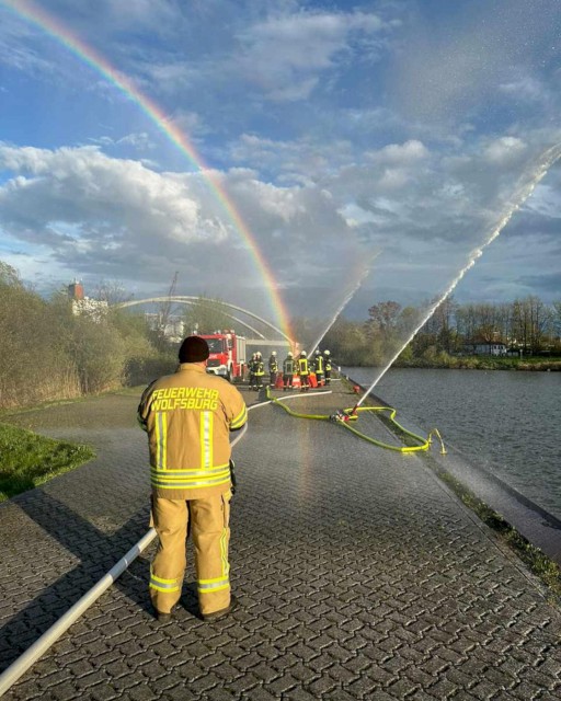 Bereitschaftsübung Fachzug Wasserförderung, Foto: Freiwillige Feuerwehr Heiligendorf