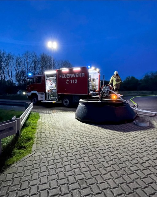 Bereitschaftsübung Fachzug Wasserförderung, Foto: Freiwillige Feuerwehr Heiligendorf