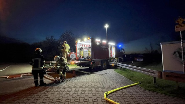 Bereitschaftsübung Fachzug Wasserförderung, Foto: Freiwillige Feuerwehr Heiligendorf