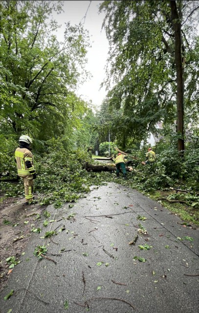 Einsätze 16 - 24 / 2025 für die FF Heiligendorf, Unwetter, Foto: Freiwillige Feuerwehr Heiligendorf
