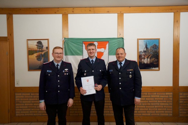 JHV: Beförderung zum Oberfeuerwehrmann, Foto: Freiwillige Feuerwehr Heiligendorf