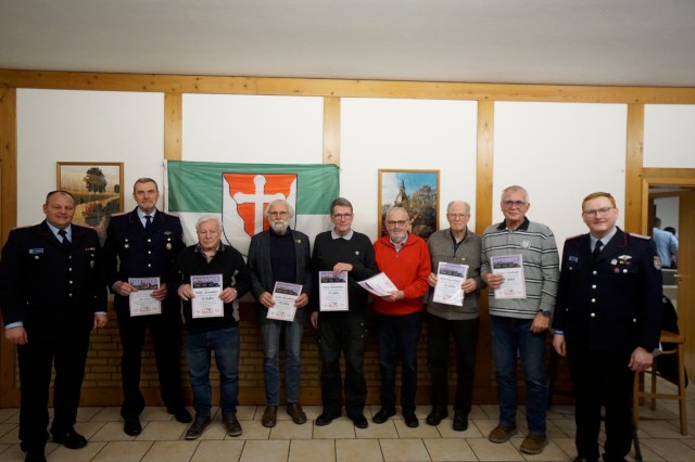 MV: Ehrung für 50 Jahre Mitgliedschaft, Foto: Freiwillige Feuerwehr Heiligendorf