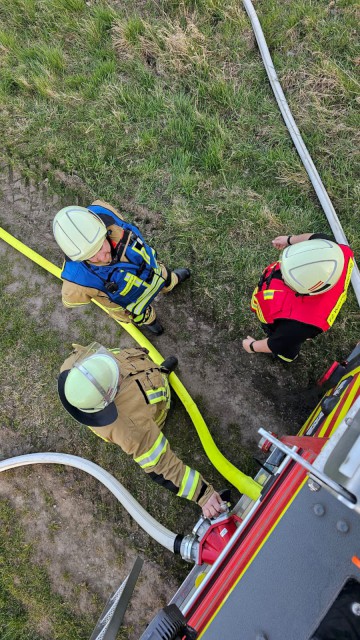 Bereitschaftsübung Fachzug Wasserförderung, Foto: Freiwillige Feuerwehr Heiligendorf