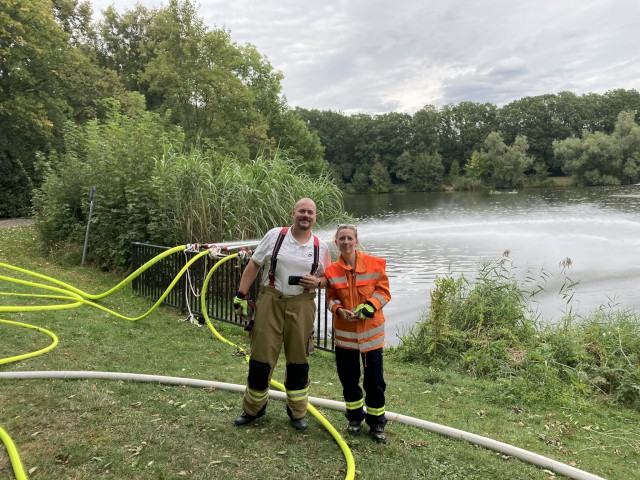 Einsatz 24 / 2026, Belüftung des Salzteich, Foto: Freiwillige Feuerwehr Heiligendorf