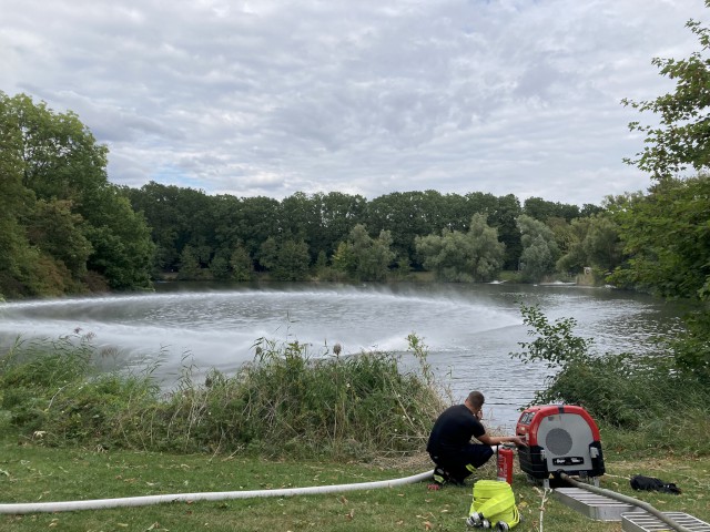 Einsatz 24 / 2026, Belüftung des Salzteich, Foto: Freiwillige Feuerwehr Heiligendorf