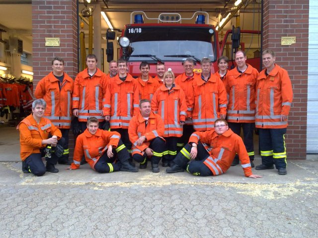 Die 1. Gruppe im Jahr 2010, Foto: Freiwillige Feuerwehr Heiligendorf