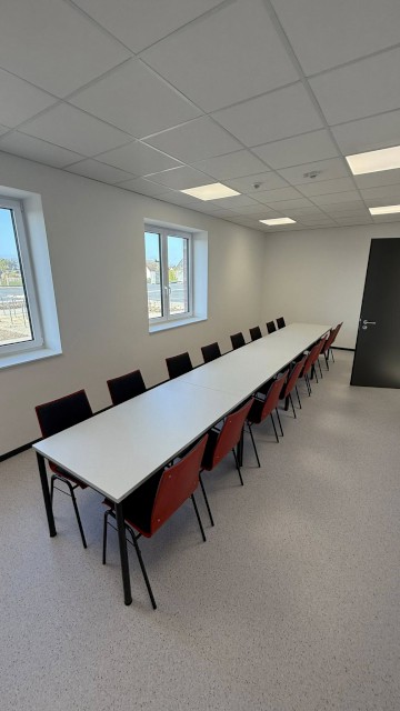 Die Arbeitsgruppe „Neues Feuerwehrhaus“ besichtigt das neue Feuerwehrhaus in Gamsen, Foto: Freiwillige Feuerwehr Heiligendorf