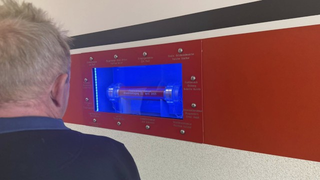 Die Arbeitsgruppe „Neues Feuerwehrhaus“ besichtigt das neue Feuerwehrhaus in Gamsen, Foto: Freiwillige Feuerwehr Heiligendorf