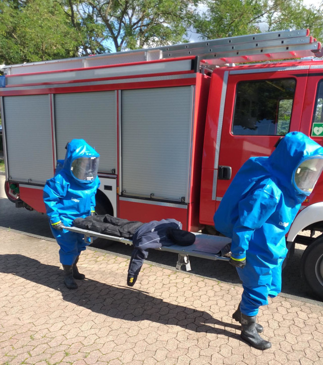 Belastungsübung, hier: Ausdauer, Foto: Freiwillige Feuerwehr Heiligendorf