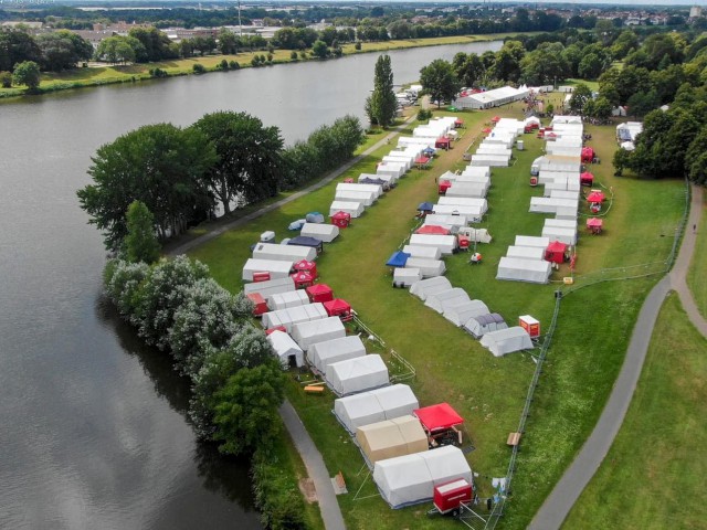 Beim Landeszeltlager der Jugendfeuerwehr Bremen, Foto: Jugendfeuerwehr Bremen