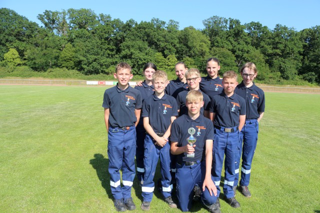 Stadtwettbewerb der JF Wolfsburg: Gruppe Heiligendorf 1, Foto: Freiwillige Feuerwehr Heiligendorf