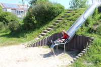 ... Treppe hoch und Rutsche runter ... (Foto: Freiwillige Feuerwehr Heiligendorf)