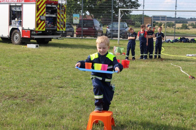 Wasserspiele auf dem alten Sportplatz, Foto: Freiwillige Feuerwehr Heiligendorf