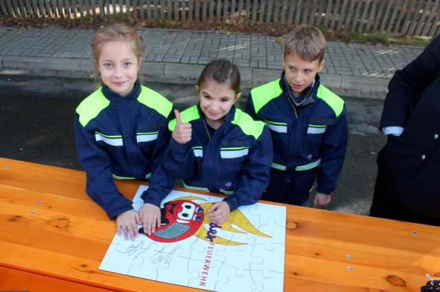 Abnahme Kinderfeuerwehrabzeichen Brandfloh, Foto: Freiwillige Feuerwehr Heiligendorf