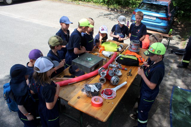 Das Merkspiel beim Orientierungsmarsch, Foto: Freiwillige Feuerwehr Heiligendorf