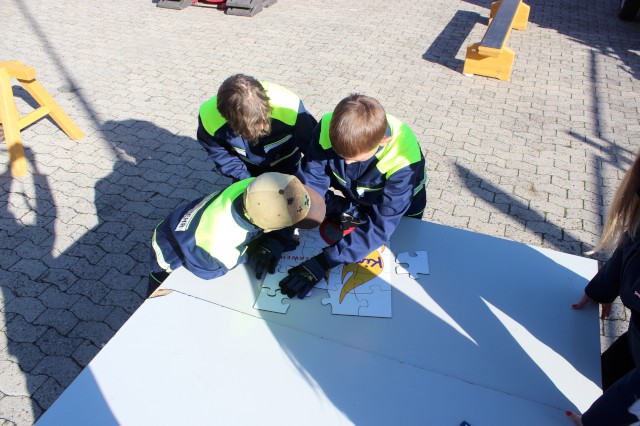 Unsere Kids bei der Brandfloh-Abnahme 2024 in Vorsfelde, Foto: Freiwillige Feuerwehr Heiligendorf