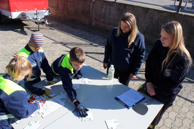 Unsere Kids bei der Brandfloh-Abnahme 2024 in Vorsfelde, Foto: Freiwillige Feuerwehr Heiligendorf