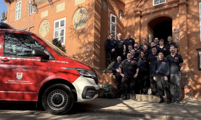 Ortskommando und ausgewählte Aktive auf der Findungsfahrt 2025, Foto: Freiwillige Feuerwehr Heiligendorf
